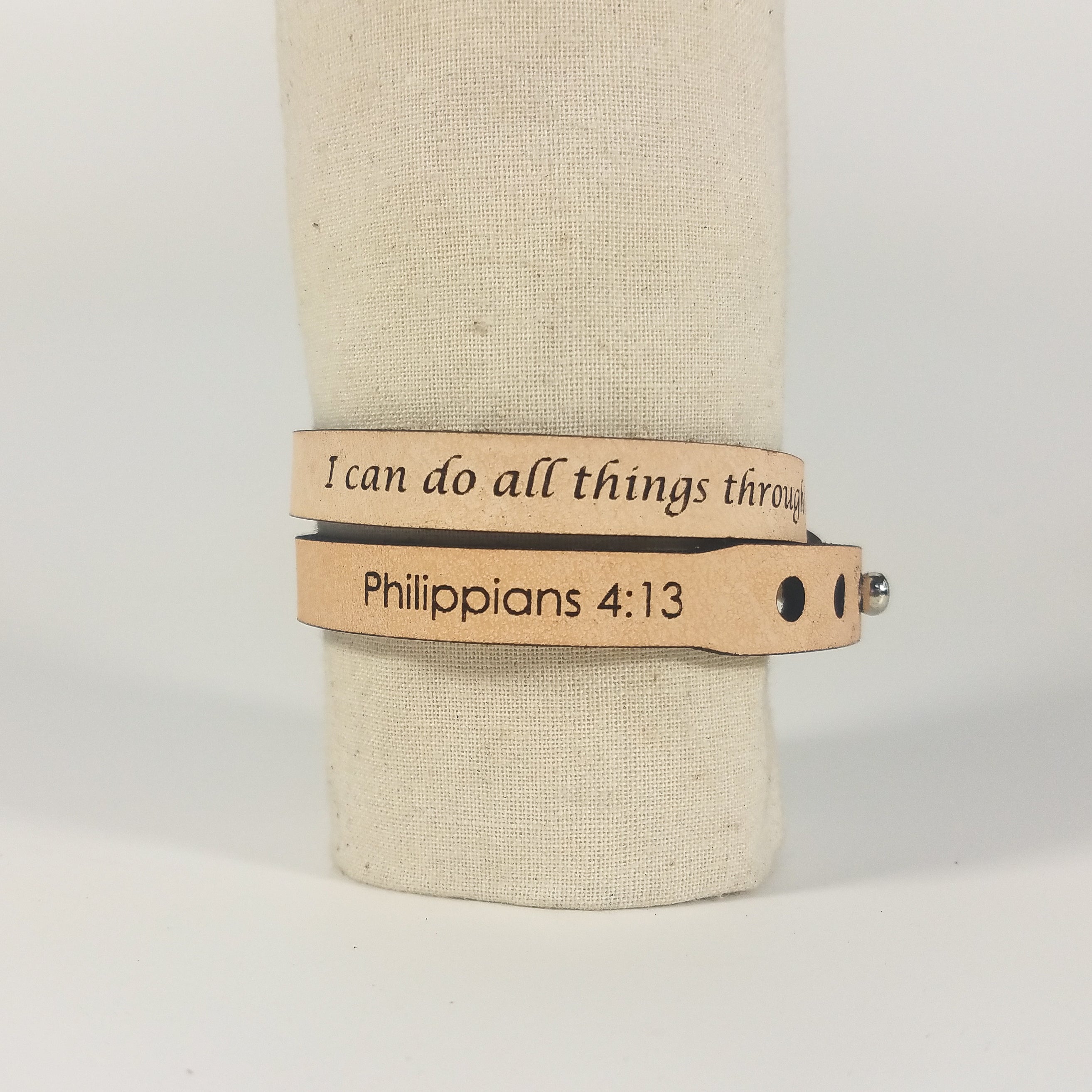 Custom Quote Wrap Bracelet